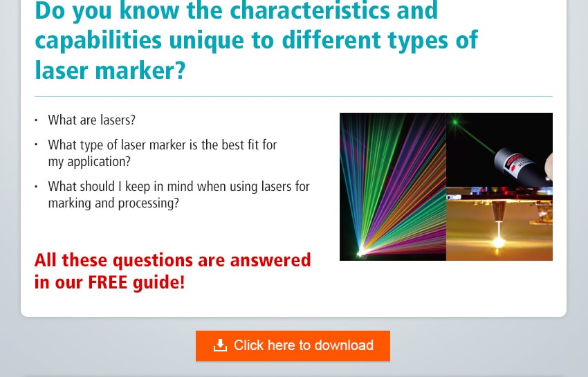 Do you understand the characteristics and capabilities unique to each laser marker?