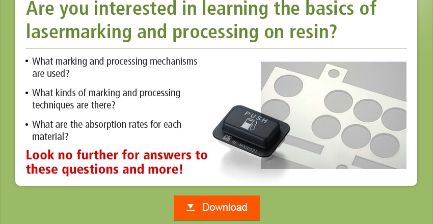 Are you interested in learning the basics of lasermarking and processing on resin? What marking and processing mechanisms are used? What kinds of marking and processing techniques are there? What are the absorption rates for each material? Look no further for answers to these questions and more! Download