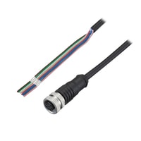 OP-88893 - Standard strand wire cable M12 Straight 2 m PVC